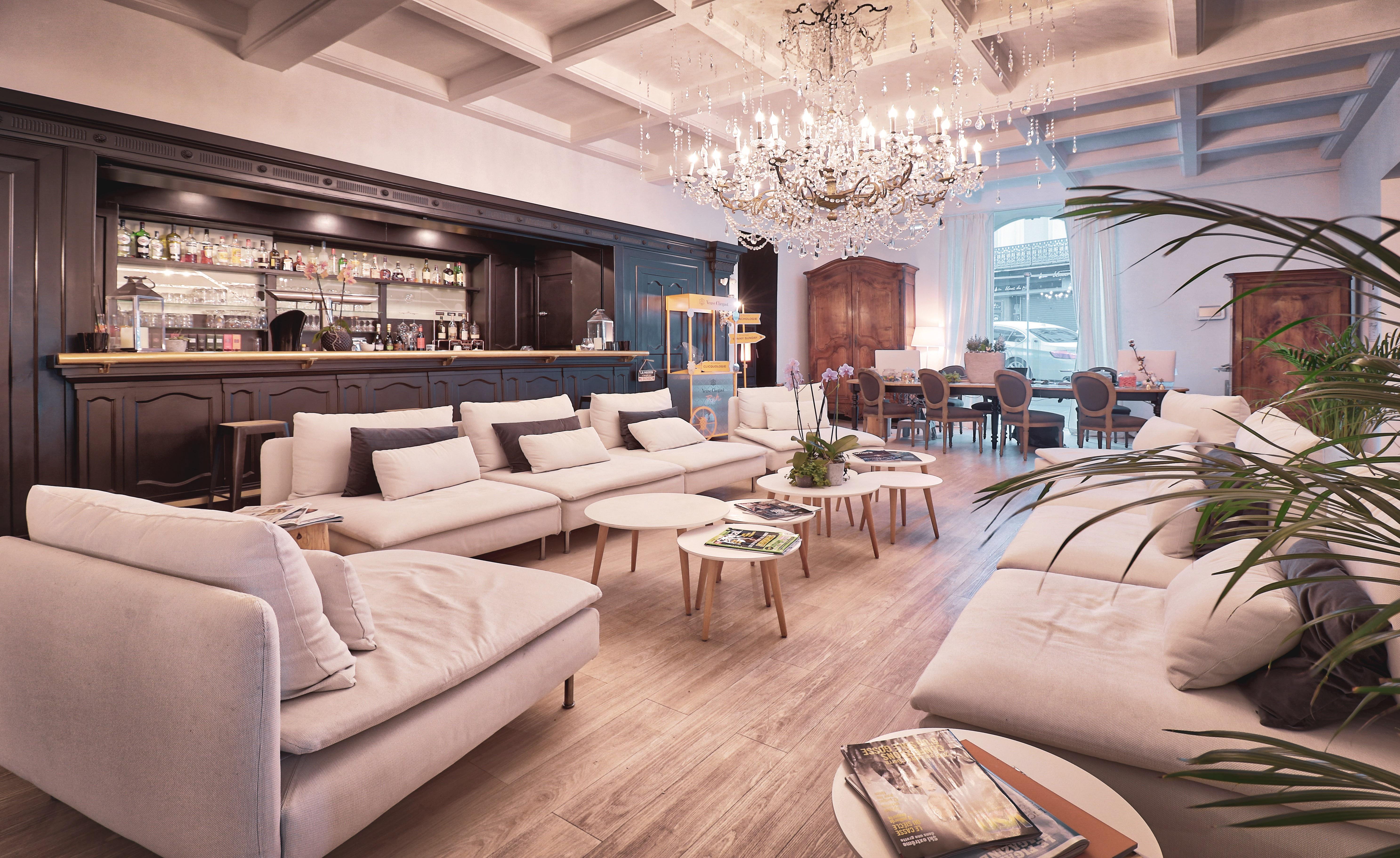 Belfry & Spa By Ligne St Barth Lourdes Exterior foto The interior of the lounge